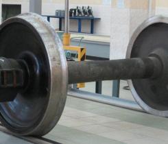 Оси тележки типа РУ1