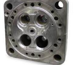 Крышка цилиндра дизеля локомотива