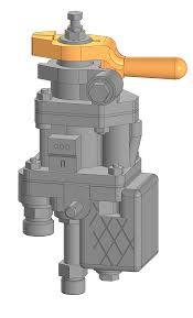 Кран вспомогательного тормоза №254